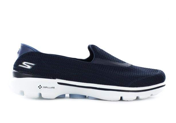 SKECHERS GOWALK 3 FITKNIT WOMENS NAVY 