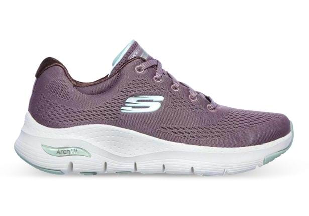 skechers arch support tennis shoes