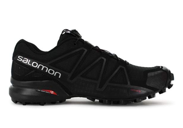 salomon black running shoes