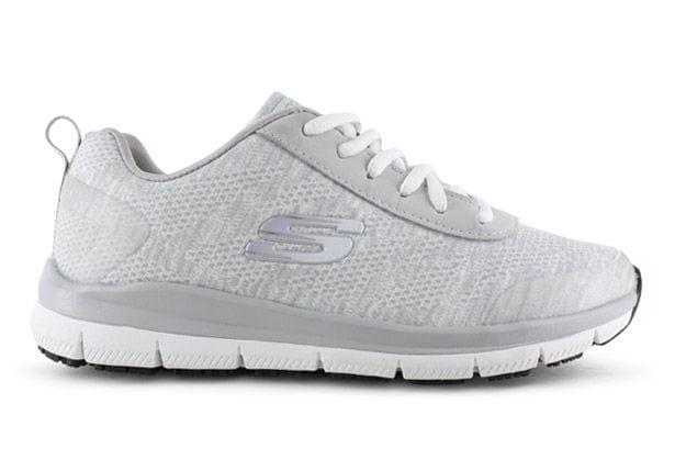 light grey ladies skechers