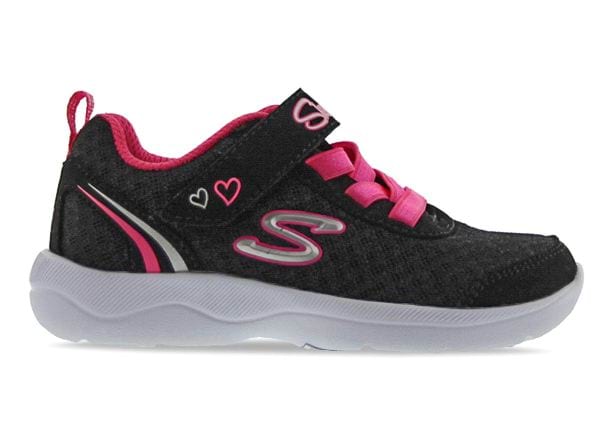 black sparkle skechers