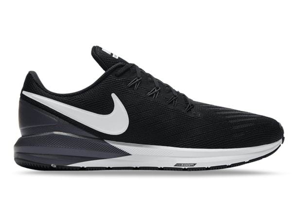 NIKE AIR ZOOM STRUCTURE 22 MENS BLACK 