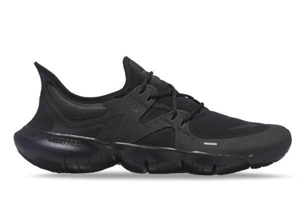 NIKE FREE RN 5.0 MENS BLACK BLACK-BLACK 