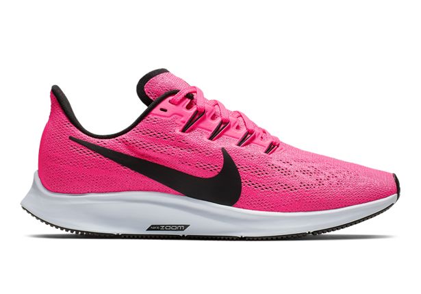pink black and blue nike shoes