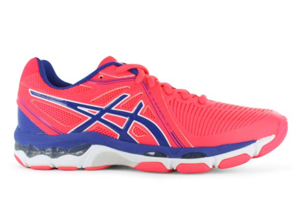 asics gel netburner ballistic orange