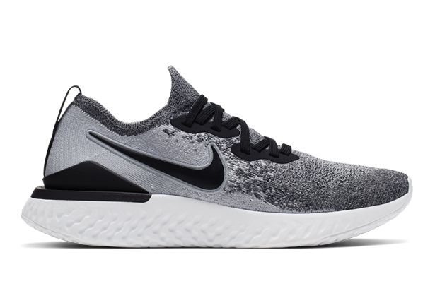 women's nike epic react flyknit black and white