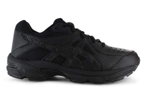 black school leather shoes
