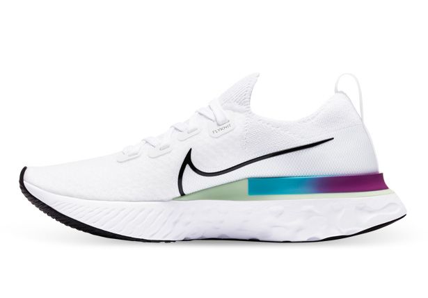 nike react infinity run black white