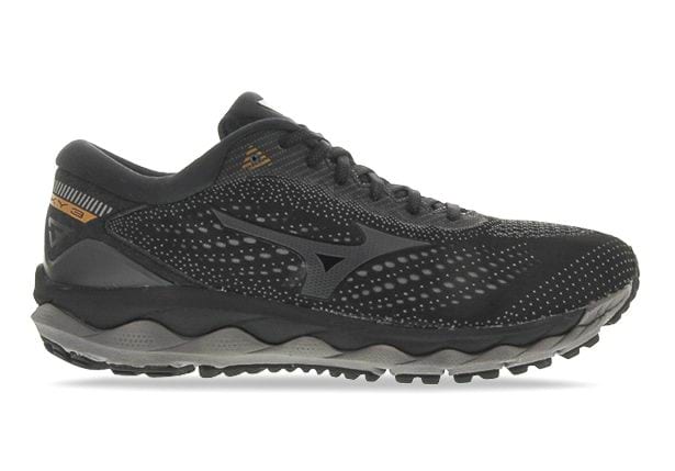 MIZUNO WAVE SKY 3 MENS BLACK DARK 