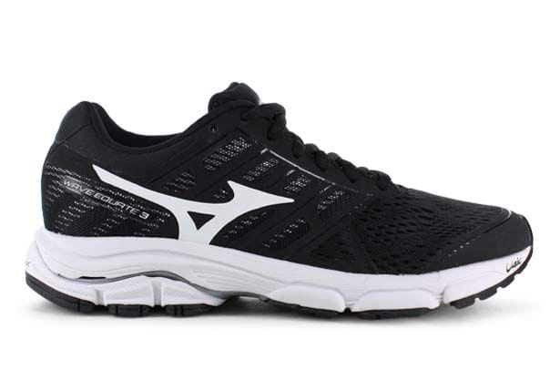 womens black mizuno running shoes