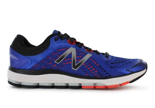 NEW BALANCE M1260BO V7 (2E) MENS GREY BLACK | Blue Mens Supportive Running  Shoes