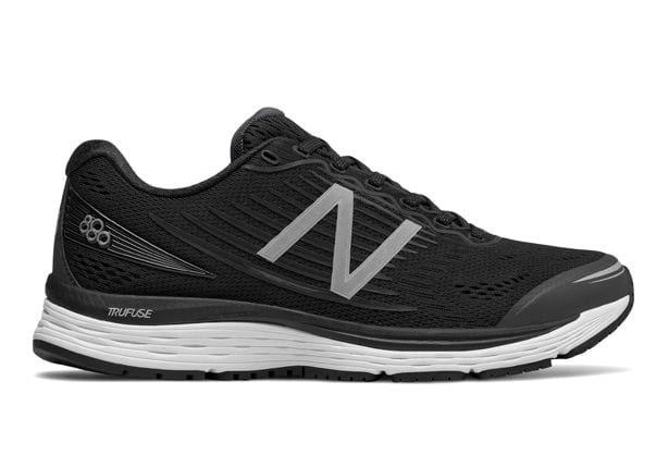 NEW BALANCE M880 V8 (2E) MENS BLACK WHITE | Black Mens Cushion Running Shoes