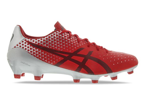 red asics boots