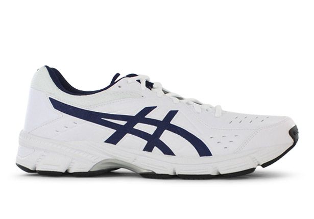 ASICS GEL-195TR LEATHER (2E) MENS SNOW INDIGO BLUE SILVER | White Mens Training & Walking 