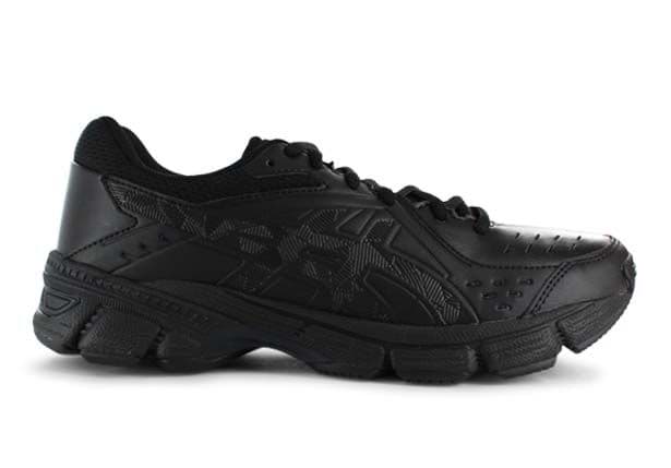 asics gel black leather