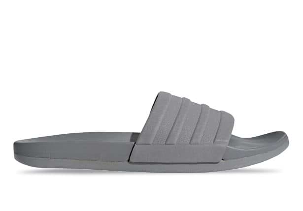 adidas cloudfoam slides grey