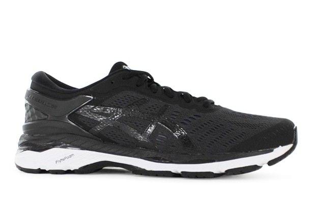 asics gel kayano 24 black phantom white