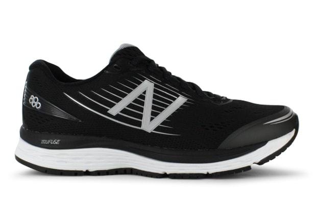 NEW BALANCE W880 V8 (D) WOMENS BLACK WHITE | Black Womens Cushion Running  Shoes