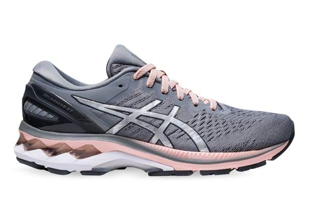 ASICS GEL KAYANO 27 WOMENS SHEET ROCK PURE SILVER | The Athlete's Foot