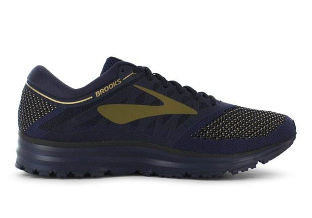 black and gold brooks shoes
