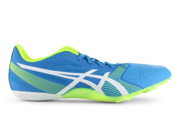 ASICS HYPERSPRINT 6 MENS DIVA BLUE WHITE SAFETY YELLOW | Blue Mens Athletic  Track Spikes \u0026 Waffle Shoes