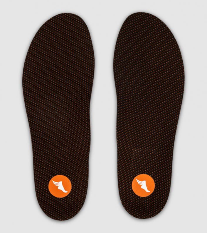 THE ATHLETES FOOT REINFORCE INNERSOLE V2 BLACK ORANGE | The Athlete's Foot