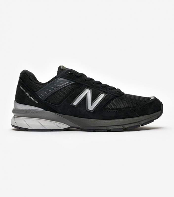 NEW BALANCE W990 V5 WOMENS BLACK SILVER | The Athlete's Foot