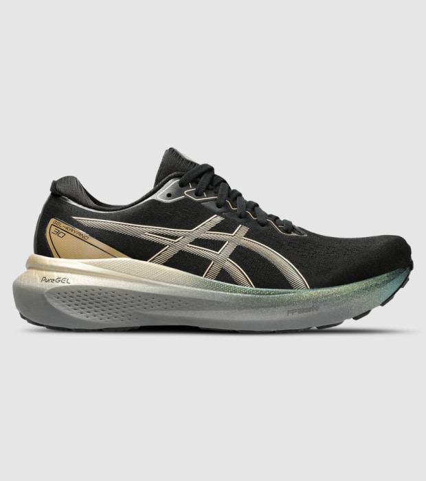 ASICS GEL KAYANO 30 PLATINUM MENS BLACK CHAMPAGNE The Athlete s Foot