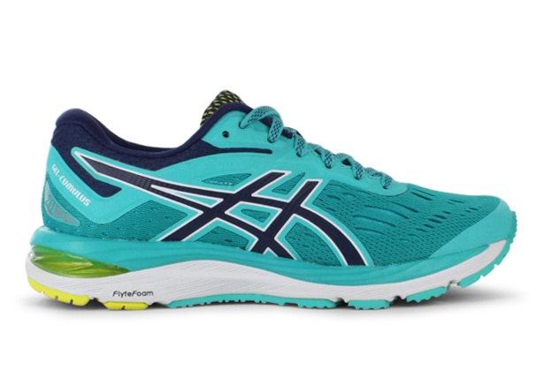 ASICS GEL CUMULUS 20 WOMENS SEA GLASS INDIGO BLUE Blue Womens Cushion Running Shoes