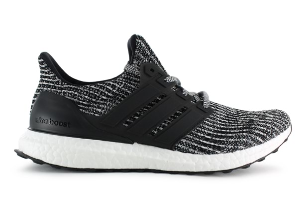 Ultra boost core black white sale