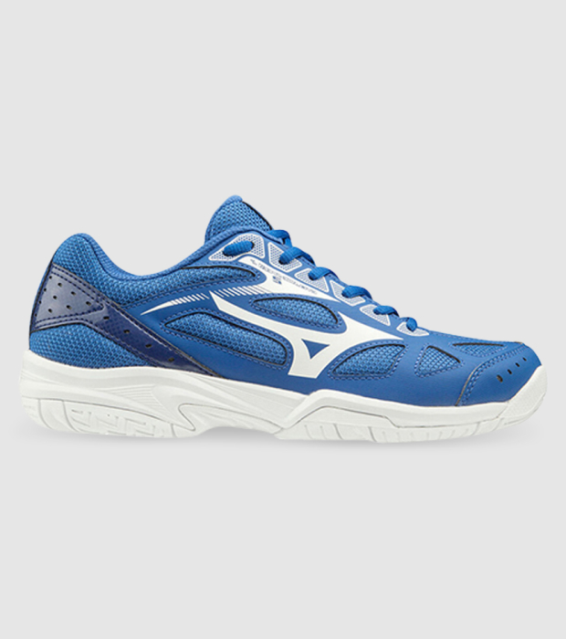 MIZUNO CYCLONE SPEED 2 NETBALL GS KIDS TRUE BLUE WHITE BLUE The Athlete s Foot