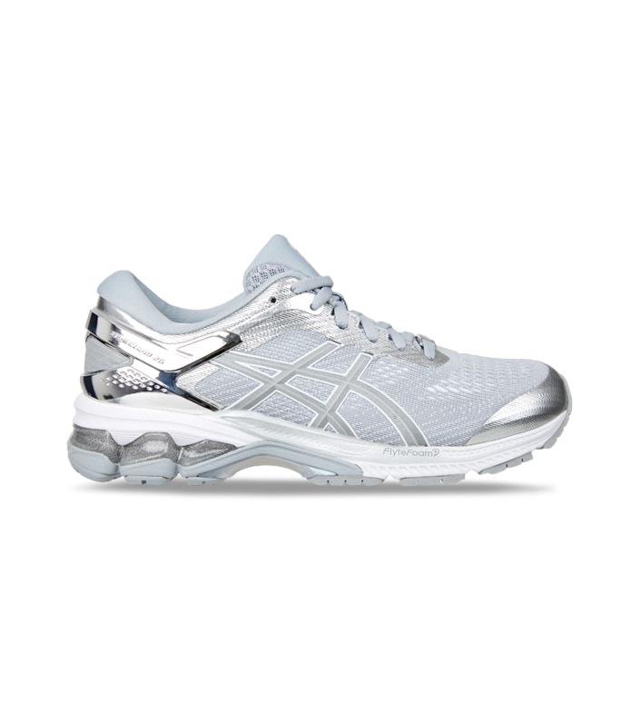 ASICS GEL-KAYANO 26 PLATINUM MENS PIEDMONT GREY SILVER