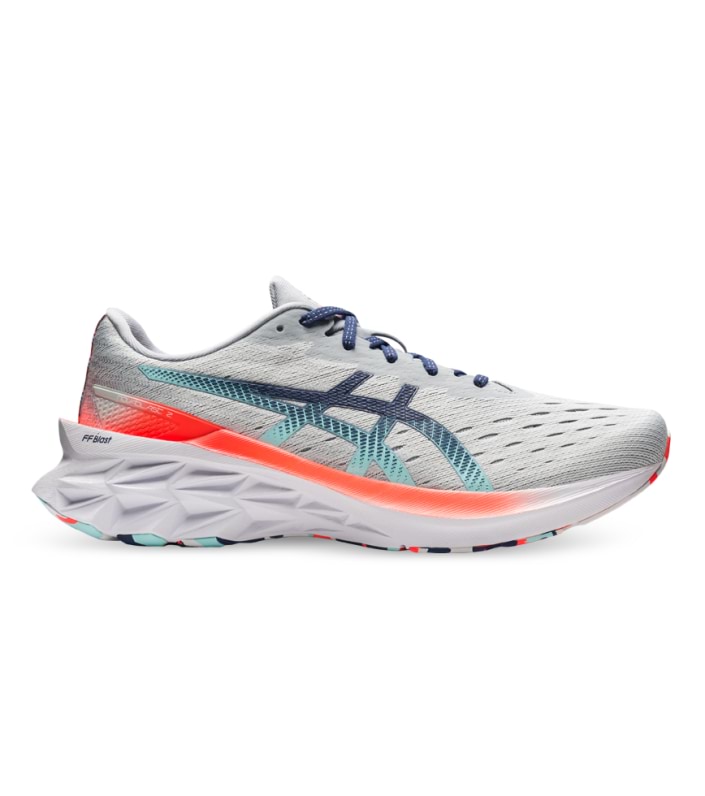 ASICS NOVABLAST 2 MENS GLACIER GREY THUNDER BLUE