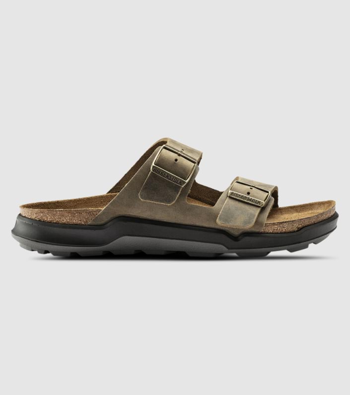 BIRKENSTOCK ARIZONA WAXY LEATHER MENS SLIDE