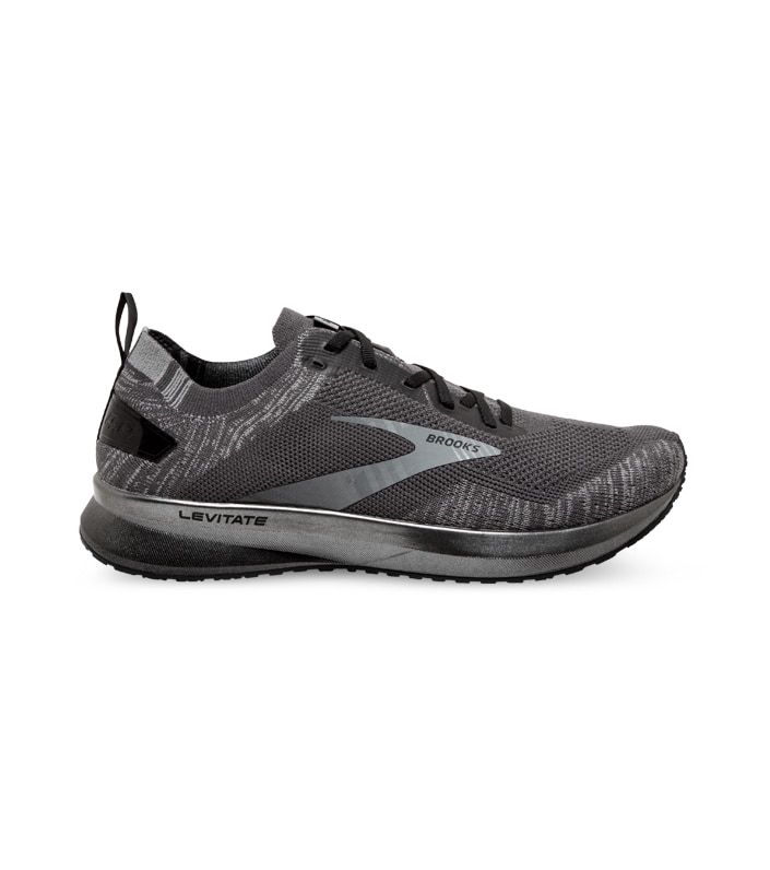 BROOKS LEVITATE 4 MENS BLACKENED PEARL GREY BLACK