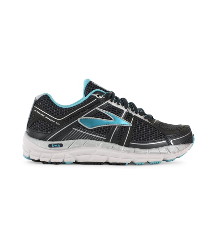 BROOKS ADDICTION 12 (D) WOMENS ANTHRACITE BLUE