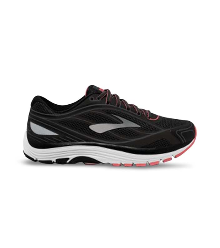 BROOKS DYAD 9 (D) WOMENS BLACK WHITE CORAL