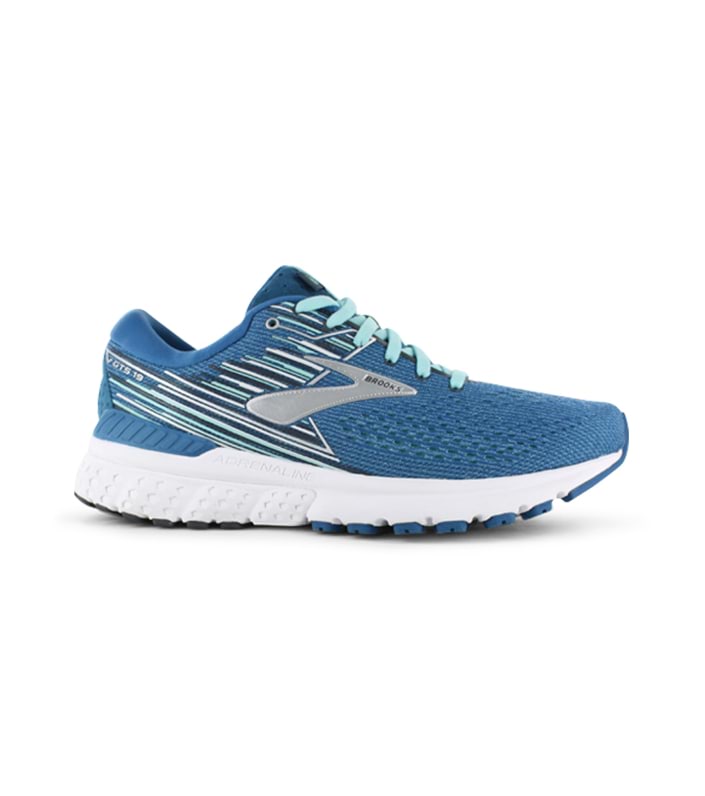 BROOKS ADRENALINE GTS 19 WOMENS BLUE AQUA EBONY