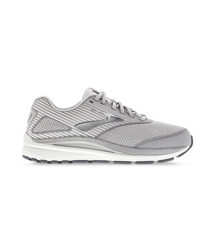 BROOKS ADDICTION WALKER SUEDE 2 WOMENS ALLOY OYSTER PEACH