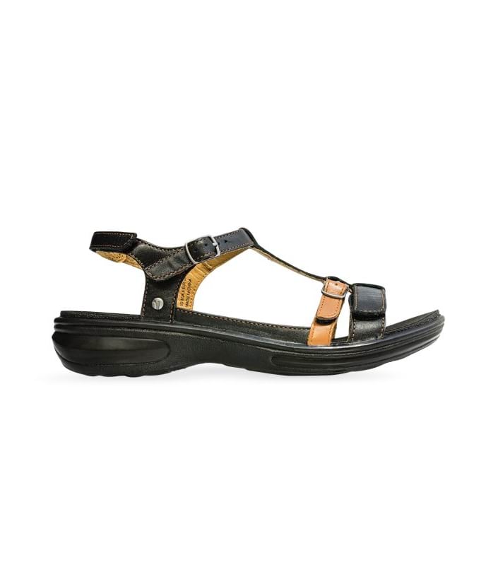 REVERE MILAN WOMENS BLACK TAN