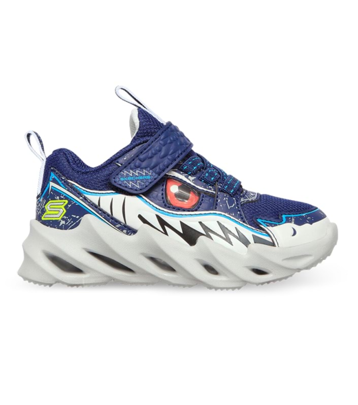 SKECHERS SHARK BOTS SURF PATROL (TD) KIDS NAVY