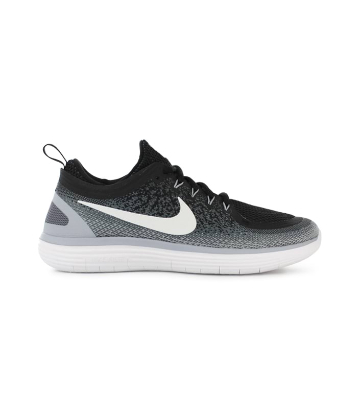 NIKE FREE RN DISTANCE 2 MENS BLACK WHITE