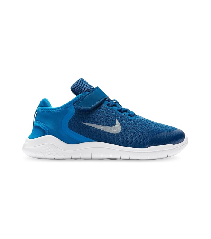 NIKE FREE RUN 2018 (PS) KIDS TEAM ROYAL WHITE PHOTO BLUE