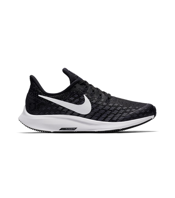 Nike AIR ZOOM PEGASUS 35 (GS) KIDS BLACK WHITE-GUNSMOKE-OIL GREY