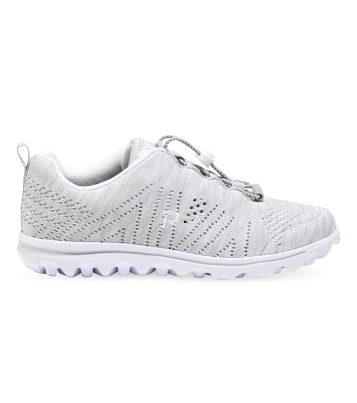 PROPET TRAVELFIT WOMENS SILVER WHITE