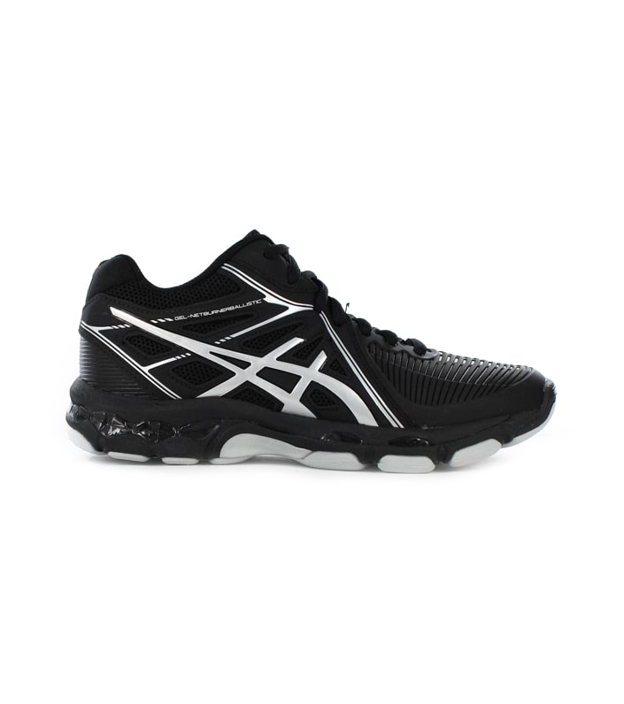 ASICS GEL-NETBURNER BALLISTIC (MIDTOP) WOMENS BLACK SILVER