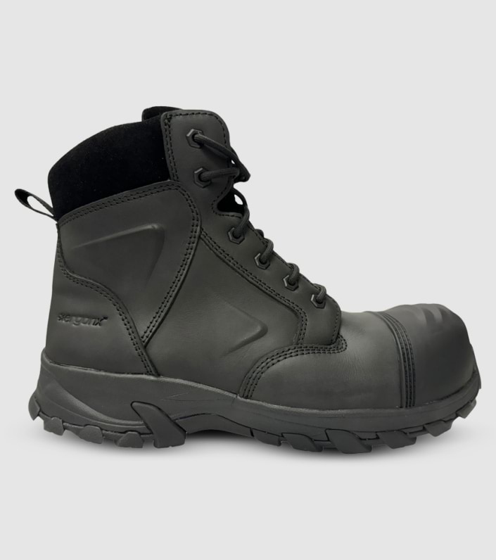 ERGONX SAFETY BOOTS LACE UP (HELIUM) (2E WIDE) MENS