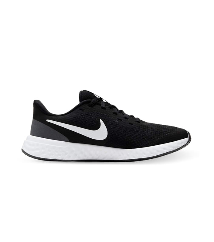 NIKE REVOLUTION 5 (GS) KIDS BLACK WHITE ANTHRACITE