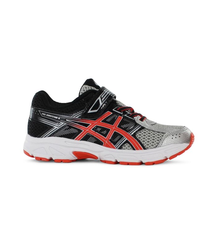ASICS PRE CONTEND 4 PS KIDS SILVER CHERRY TOMATO