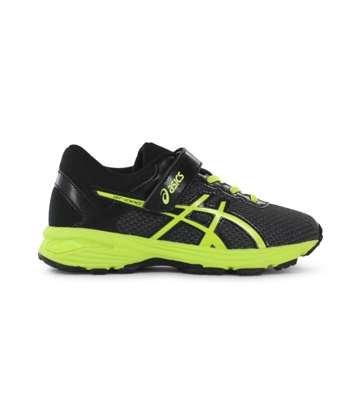 ASICS GT-1000 6 PS KIDS BLACK ENERGY GREEN